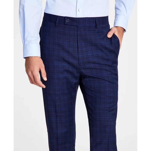 Calvin Klein Mens Slim Fit Plaid Suit Pants 33 X 30 NEW $95 JMROPJSY0871 - Picture 4 of 6