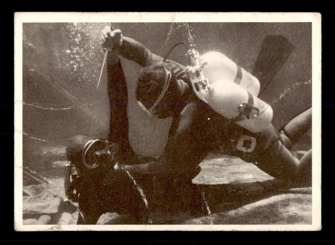 1966 Glidrose Thunderball James Bond #52 No Mercy Expected PR | eBay