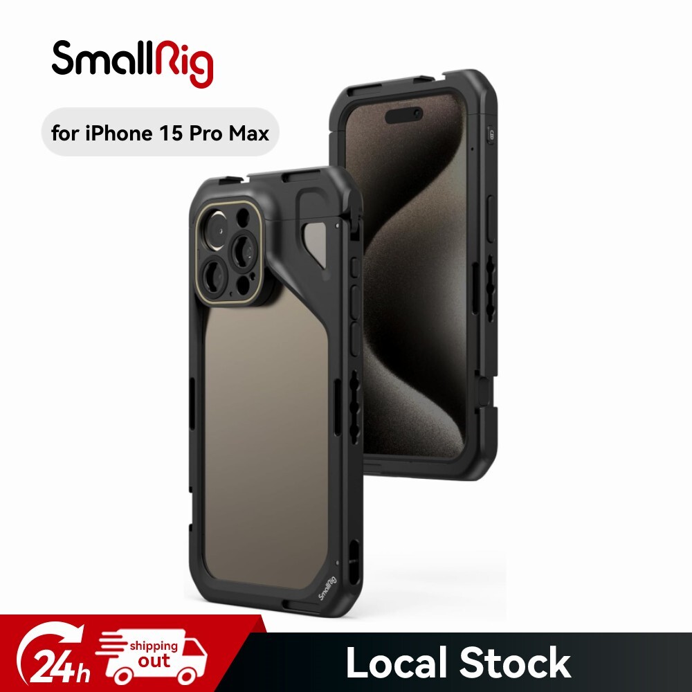 SmallRig Phone Cage for iPhone 15 Pro Max Mobile Phone Video