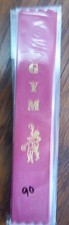 "GYM" Award 1 " x 8" Foil-Stamped Ribbons -- LOT of 90