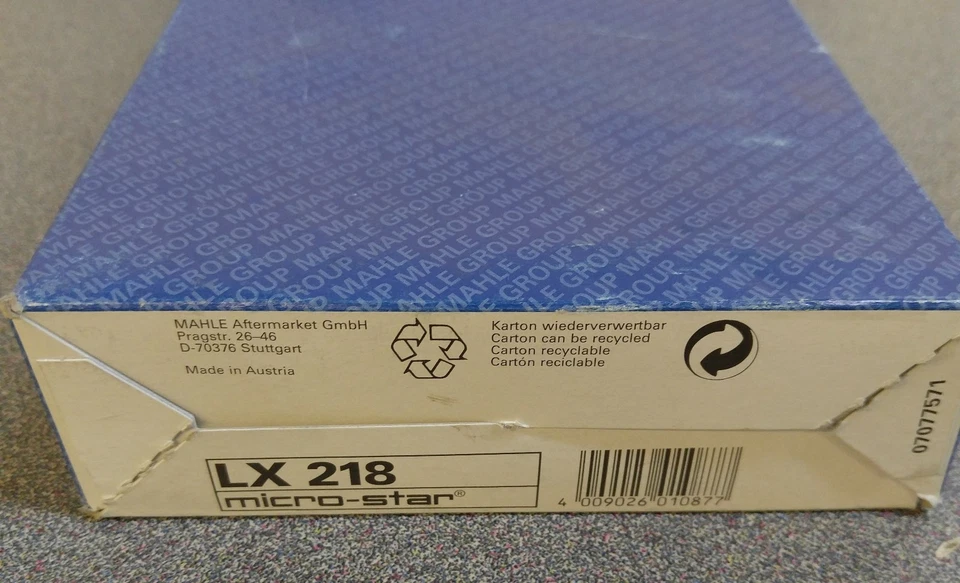 NEW MAHLE LX218 AIR FILTER VOLVO 142 144 145 164 FIAT VW JEEP - Изображение 2 из 3