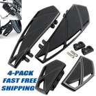 Phantom Floorboards Foot Board Pegs Pedal For Harley Touring Road Glide Softail