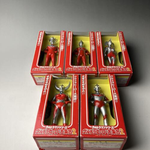 Ensemble de figurines en vinyle souple Ultraman Jack Leo Mother Father Ultraseven BANPRESTO avec boîte - Photo 1/7
