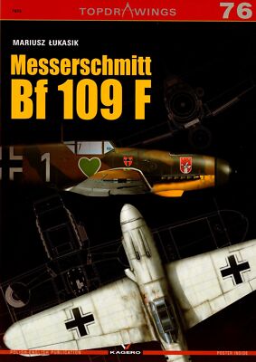 Messerschmitt Bf 109 F - Kagero Topdrawings No. 76 | eBay