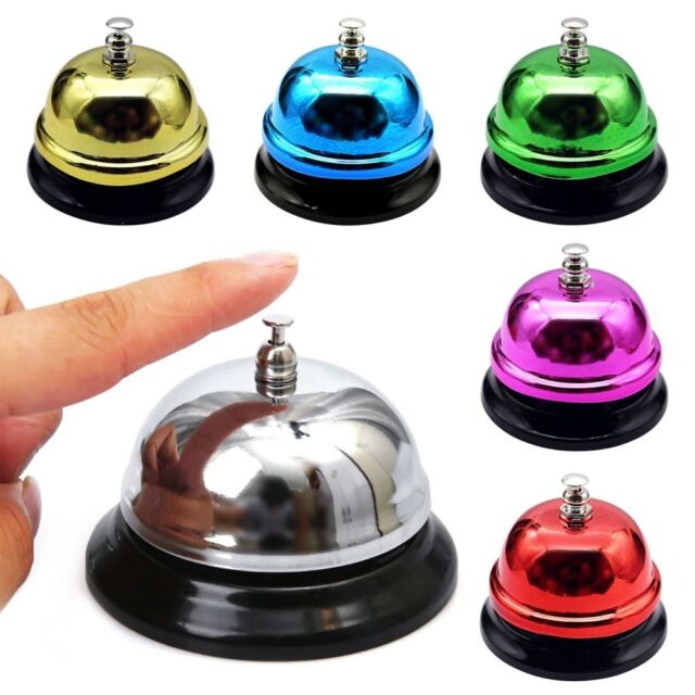 Multi-color Bell Call Bell Desk Kitchen Hotel Counter Reception Festival Bells