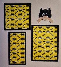 Batman Mat Set. Scrapbook, Card making Paper Piecing