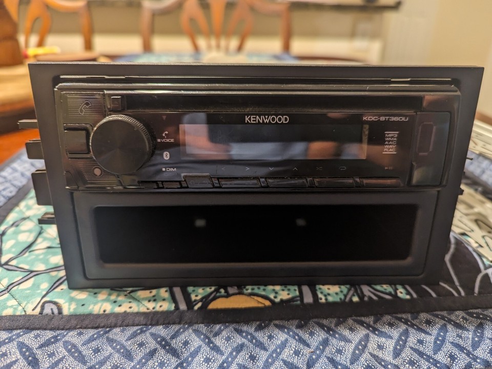 Kenwood KDCBT360U Single DIN Car Stereo CD Receiver 19048227935 eBay
