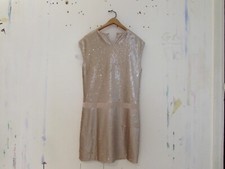 Women's Halston Sequin minidress with drop waist size small