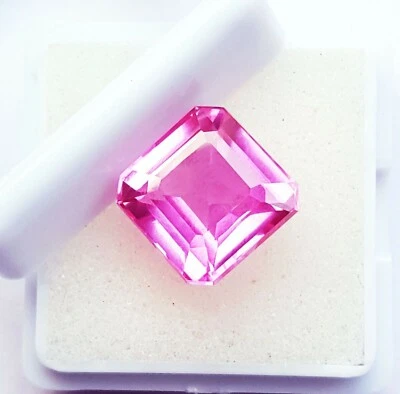 8 Zu 10 CT Natürlich Rosa Saphir Oktagon Form Lose Edelstein Zertifiziert R160 - Bild 1 von 4