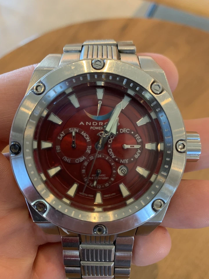 Reloj Android Powerjet Automático Buceo 500m