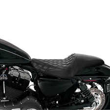Black Driver Rider Passenger Seat Fit For Harley Sportster XL Forty Eight 04-23