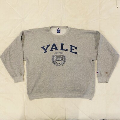 Vintage 90s Yale University Champion Reverse Weave Gray Vintage 90s Yale University Champion Reverse Weave Gray