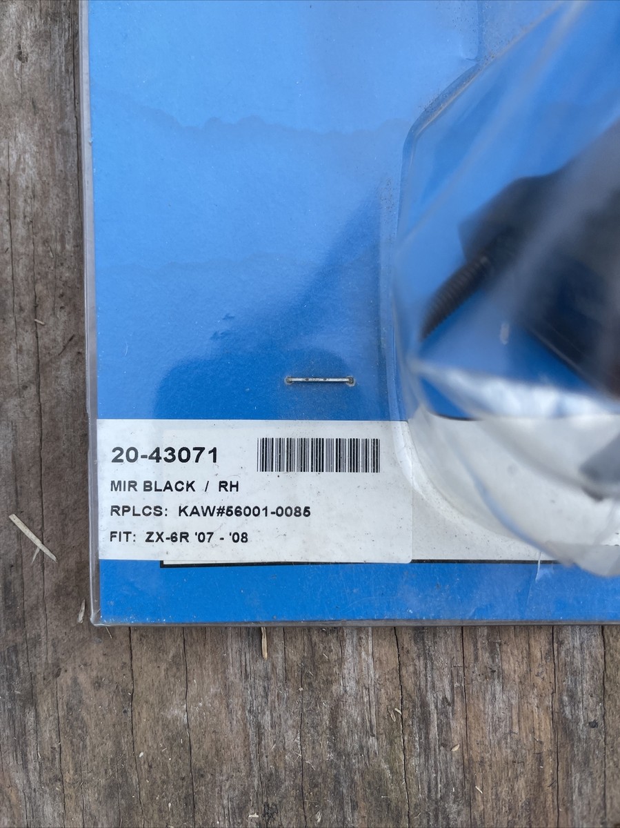 シャフト シャフト Emgo - 20-43071 - NOS Mirror, Right Fits Kawasaki ZX-6R