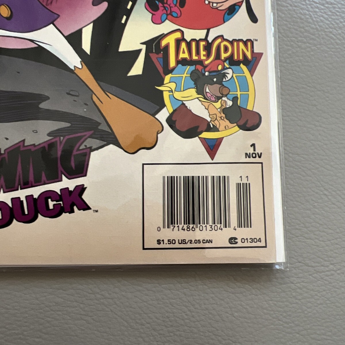 The Disney Afternoon # 1 VG/FN Marvel Comic Book Talespin