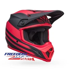 Bell MX-9 MIPS Helmet Disrupt Matte Black/Red 713631