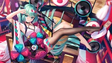 Anime Anime Anime Girls MeioN Vocaloid Hatsune  Gaming Mat Desk 1850