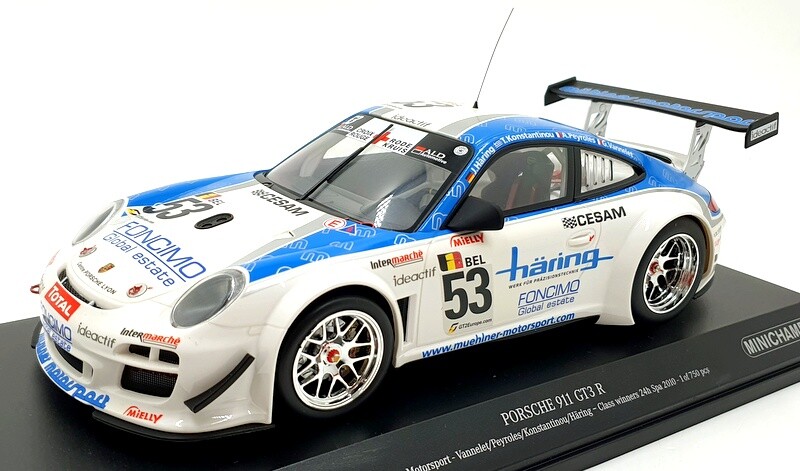 Minichamps 1/18 Scale 151 108953 - Porsche 911 GT3 R #53 24h Spa 