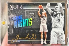 2019-20 Panini Noir Jason Kidd Reigning Nights On Card Auto /99