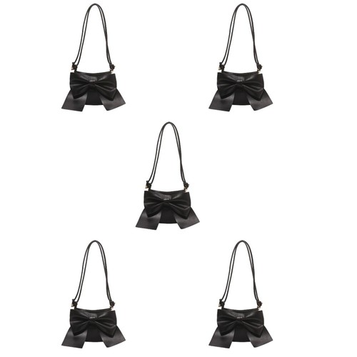 5 Count Bow Underarm Bag Cute Purse Women Crossbody Shoulder Miss - Picture 8 of 12