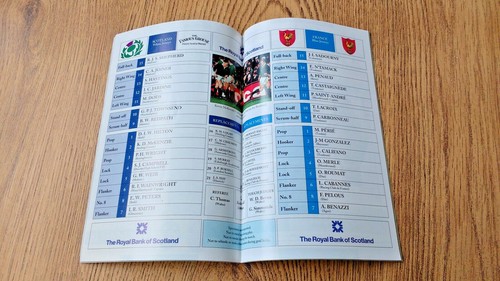 Scotland v France Rugby Programmes 1948 - 2012 - Picture 56 of 66