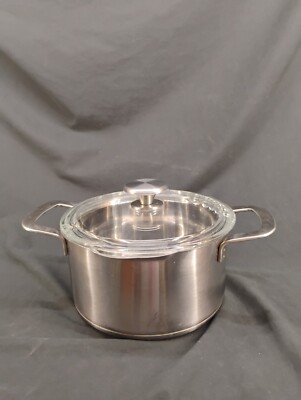 Ikea (3.2qt) Stainless Steel Pan W/Glass Lid