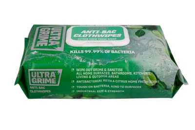 Uniwipe UltraGrime Life Anti Bac 40 Count Wet Wipes Cleaning Wipes