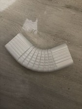 Gutter Side Elbow, Style B, 75 Degree, White Aluminum, 2 x 3-In. 27065
