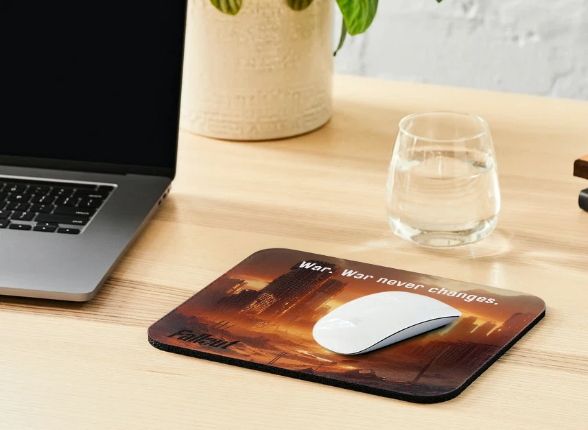 Fallout Mouse Pad Round War Never Changes, Vault Tec, Survive the Wasteland - Image 3 of 4