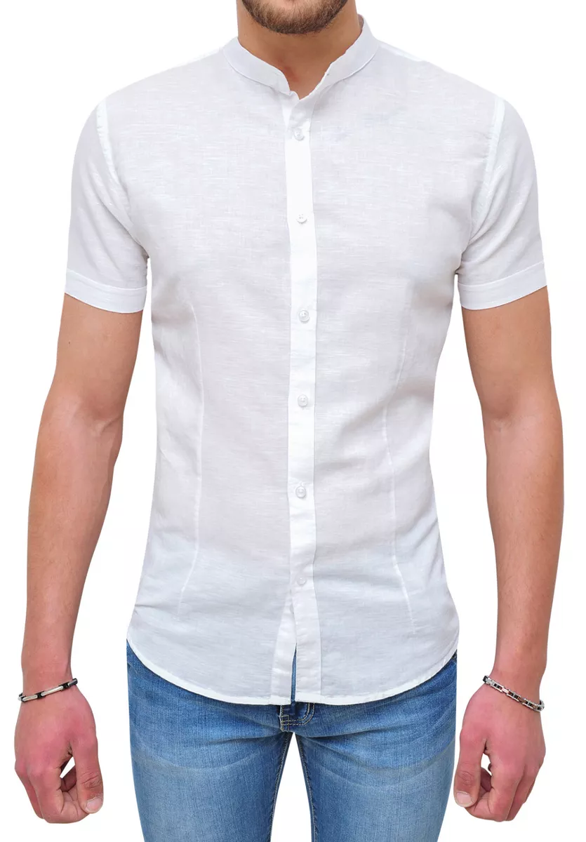 Camicia bianca clearance uomo estiva
