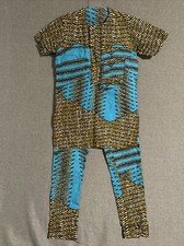 Boys African Ankara Print Dashiki Top Tunic and Pants Set See Measurements