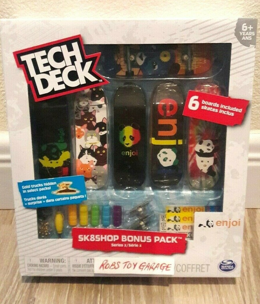 New Tech Deck ENJOI 6 Skateboards Fingerboards SK8Shop Bonus Pack