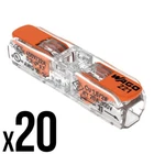 WAGO 221-2411 Connectors Inline Compact Splicing x20