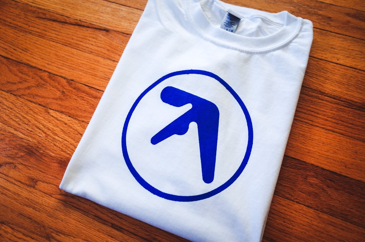 Vintage Aphex Twin Logo T-Shirt, Boards of Canada, Autechre Vintage Aphex Twin Logo T-Shirt, Boards of Canada, Autechre