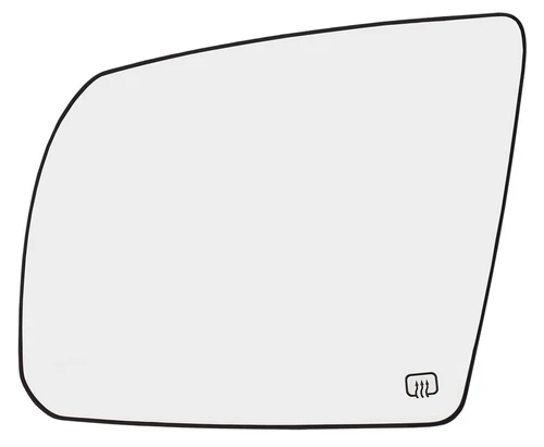 New Driver Side Power Heated Mirror Glass For 2007-2021 Toyota Tundra TO1324107