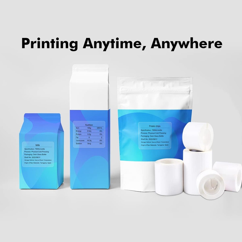 Compatible Label Maker Tape for NIIMBOT B21 B1 B3S Barcode Price Label Printing