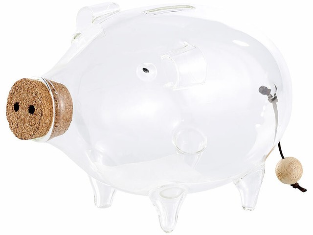 Carlo Milano Glas Sparschwein Gunstig Kaufen Ebay