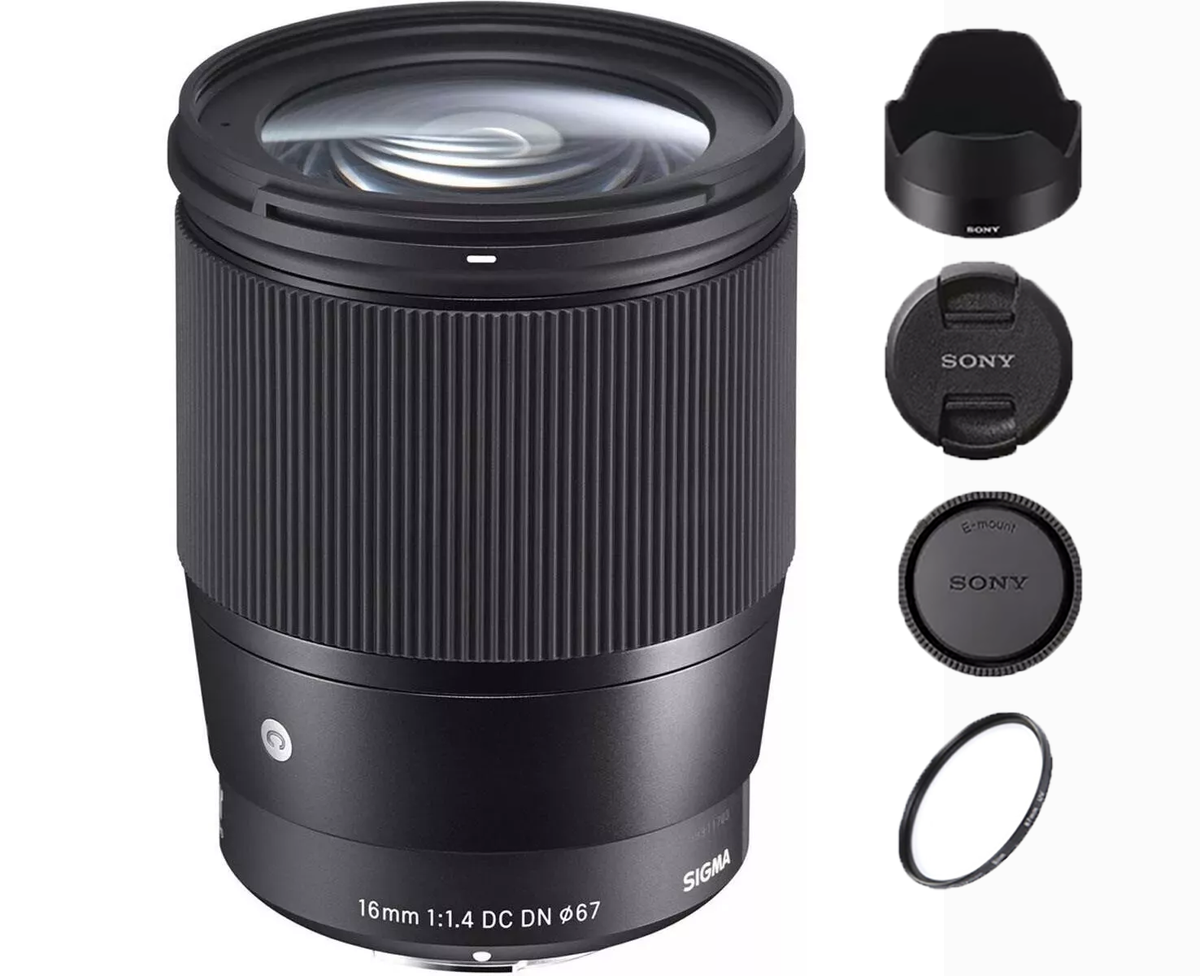 Sigma 16mm DC DN Contemporary Lens for Sony E Mount-95%NEW