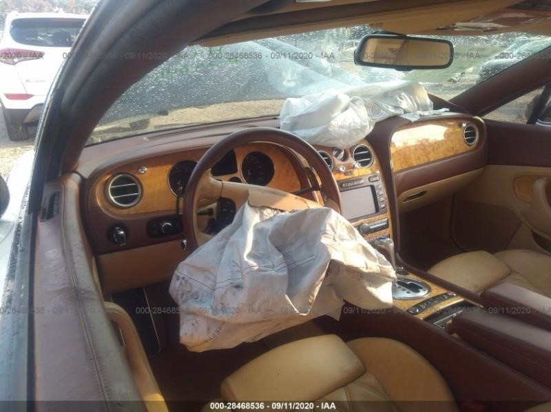 2006 BENTLEY CONTINENTAL GT COUPE RIGHT PASSENGER SUN VISOR SUNVISOR TAN