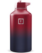 IRON FLASK Camping Hiking Hydration Flask with Straw, Wide Mouth Insulated St