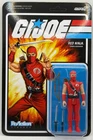 Super7 ReAction G.I. Joe RED NINJA Cobra Assassin 3.75" Action Figure NEW (B5)