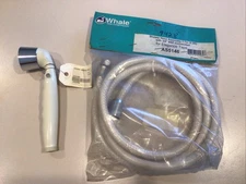 NOS Whale Marine Elegance MK2 Push Button Hand Shower Handset 232392 HOSE AS5146