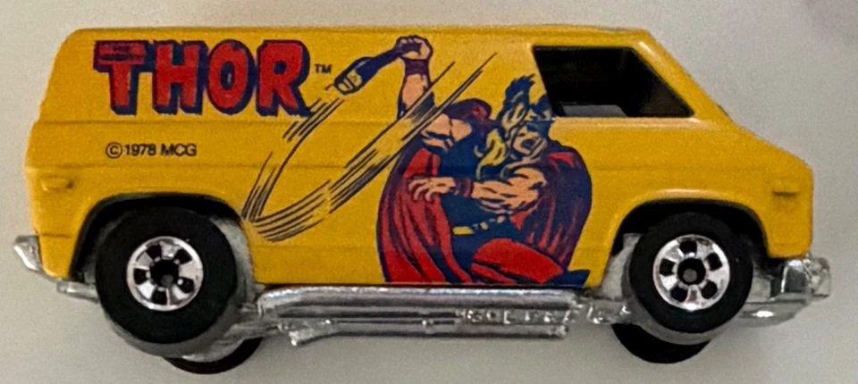 MATCHBOX HOT WHEELS 1974/1978 THOR VAN TIN LITHO MINTY - Image 3 of 4