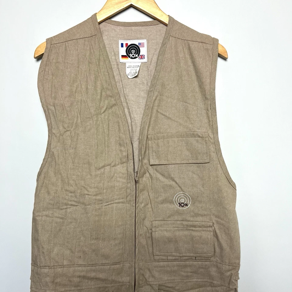 Vintage Men’s 10x Hunting Vest sz L Chest 42-44 Made in USA Shooting Outdoors - Image 2 of 4
