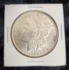 1886 United States Morgan Silver Dollar $1 Coin cs2