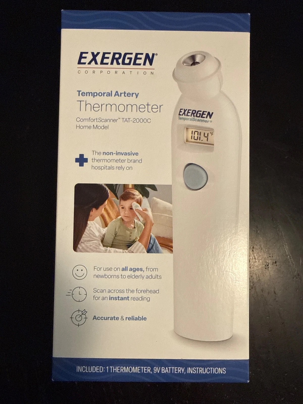 Exergen TAT-2000C Temporal Artery Baby Thermometer
Opens in a new window or tab