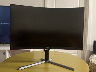AOC CQ27G3S QHD 2K 2560x1440 165Hz 1ms Frameless Curved Gaming Monitor #U5281