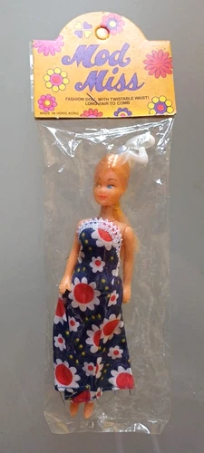 Vintage Hong Kong 16cm Barbie Topper Dawn Doll Mod Miss Doll