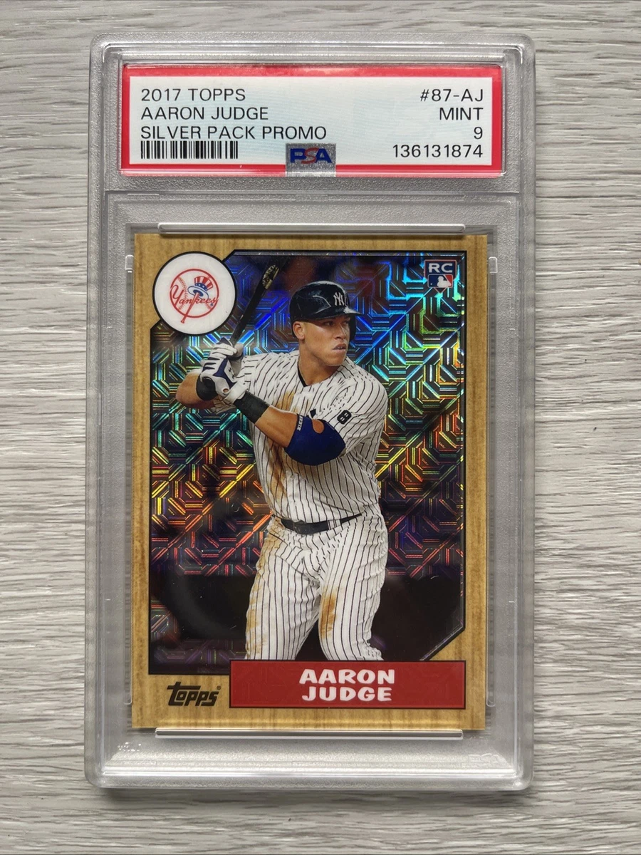 2017 Topps Silver Pack 1987 Design Chrome - Aaron Judge #87-AJ for