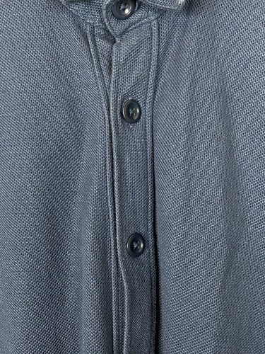 MA. STRUM Herren Overshirt Hemd dunkelblau Baumwolle Langarm Größe L/XL - Bild 6 von 19