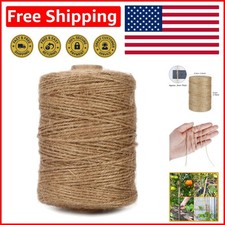 500 Feet of Heavy-Duty Jute Twine - Tangle-Free Roll for Rustic Decor Projects